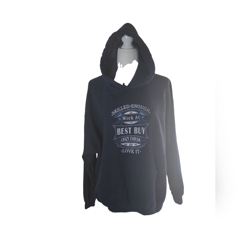 Best‎ Buy sweatshirt unisex XL Navy Blue workwear